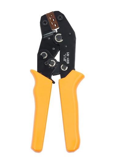 Symbee Sn-48b Ratchet Liç Klipsi, 0.5-2.5mm² Teli Ve 2.8/4.8/6.3 Terminal İçin, Ergonomik Tpr+pp Kollü, Dayanıklı Alaşım Ağzı