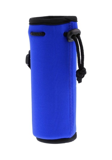 Dolıty Neopren Yalıtımlı Spor Su Şişesi Kapağı Kılıfı Mavi