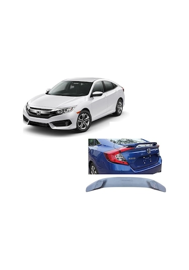 Honda civic fc5 uyumlu bagaj üstü spoiler ışıksız model 2016