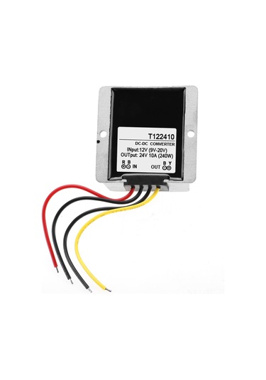 Skycity 24v 240w Yüksek Verimli Dc-dc Boost Konvertörü, 12v Girişli 10a Güç Kaynağı, Aşırı Akım/koruma Ve Su Geçirmez Özellikli