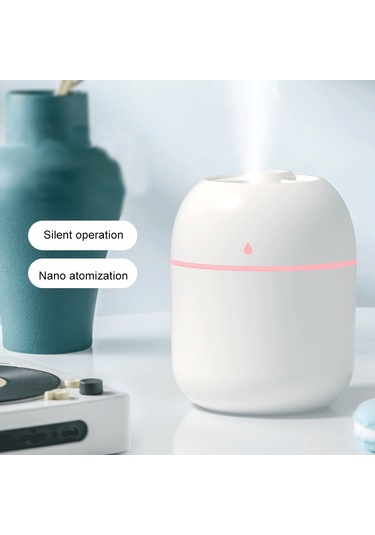 Honmex 220ml Pembe Usb Aromaterapi Diffüzyörü - Sessiz Nemlendirici, Gece Lambası, Sürekli/aralıklı Buhar Modu, Nano Atomizasyon, Ev Kullanıma Uygun