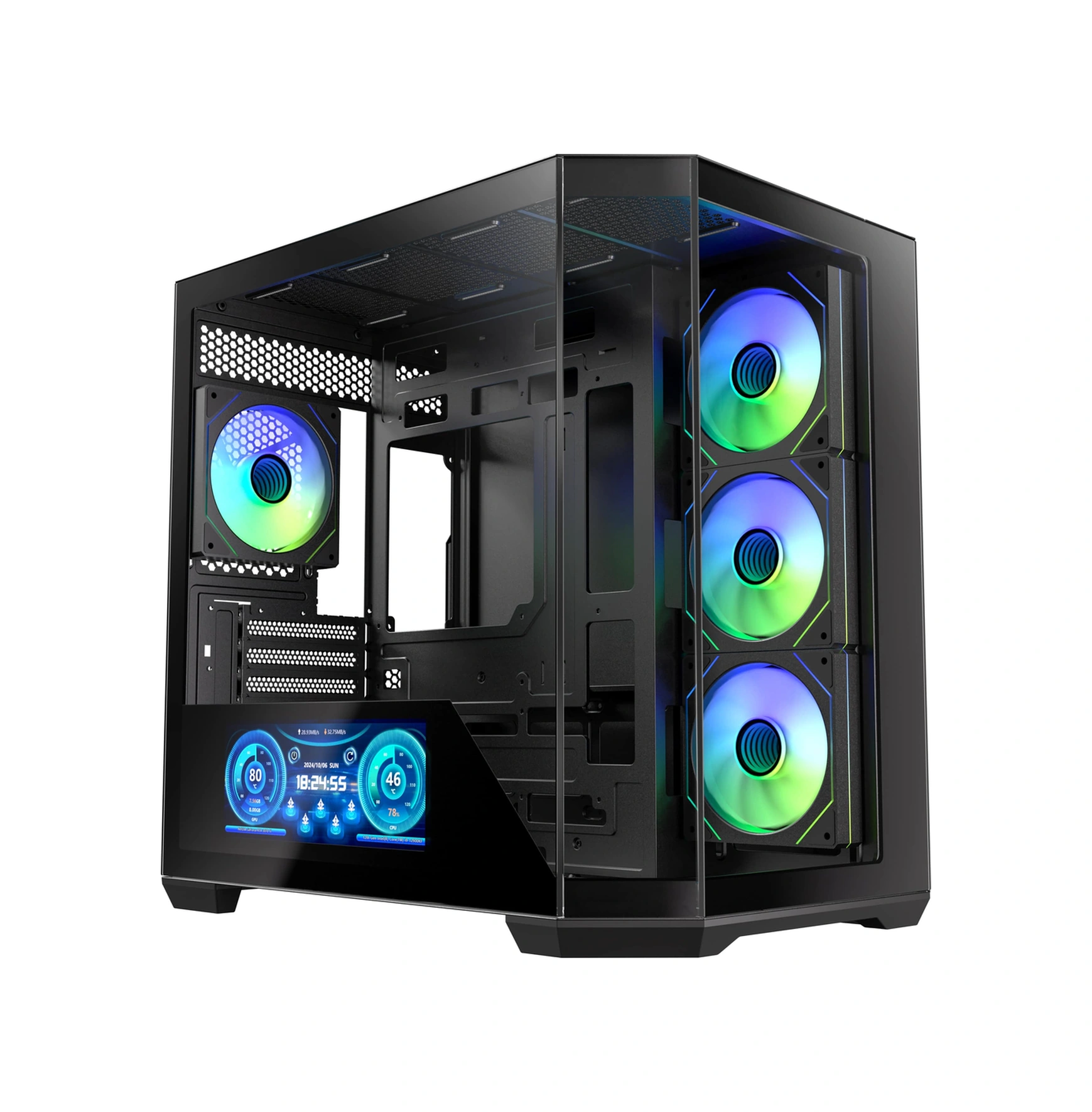 Bitfenix Digital T10 Black 850w 10.24 Ekran 80+ Bronze Akak0btf0031