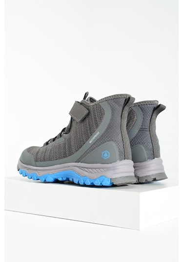 Hammer Jack Su Geçirmez Tega Gri Mavi Kız Çocuk Bot Gri