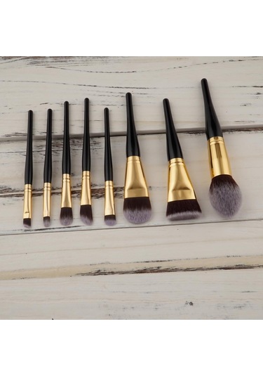 Suntek 8 Parça Profesyonel Makyaj Fırça Seti Göz Farı Vakfı