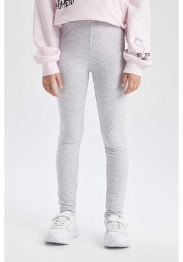 DeFacto Kız Çocuk Tayt B7786A8NSGR93 Gri