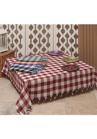 Gözde 150x150 Cm. Üçlü Orta Boy Sofra Bezi / Masa Örtüsü Renkli