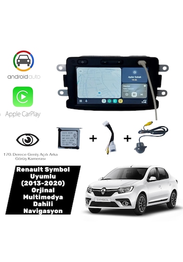 Symbol 2013-2020 Uyumlu Media Nav Evo 2 Carplay/android Auto Multimedya Navigasyon 7"