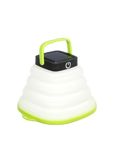 Soulader Taşınabilir Katlanır Solar Şarjlı Kamp Ve Seyahat Işık Aydınlatma Lambası Yeşil