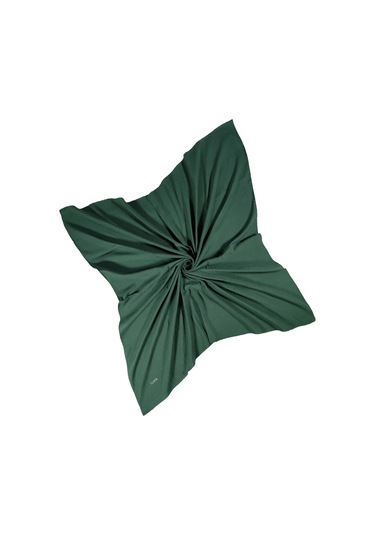 Tuana Eşarp Pamuk Jazz Eşarp 105x105cm Zümrüt