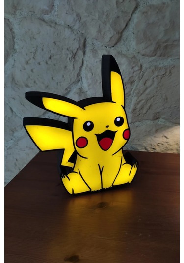 Pikachu Dekoratif Led Aydınlatma Çok Renkli