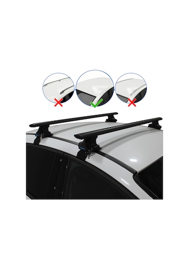 Daewoo Gentra 2013 Model Ve Sonrası Uyumlu Ara Atkı Tavan Barı Trophy Siyah