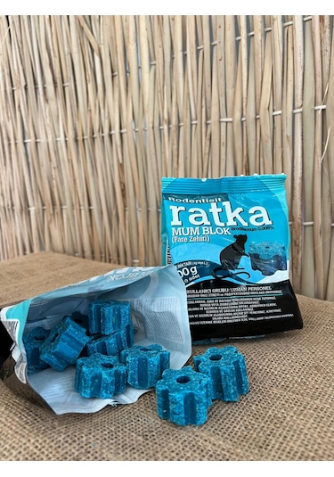 Fare Zehri Mum Blok 1 Adet 100 Gr Fare Ilacı Fare Zehiri Haşere I