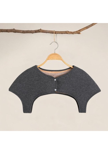 Suntek Giyilebilir Omuz Sargısı Şal Koruyucusu Yaşlı M Koyu Gri