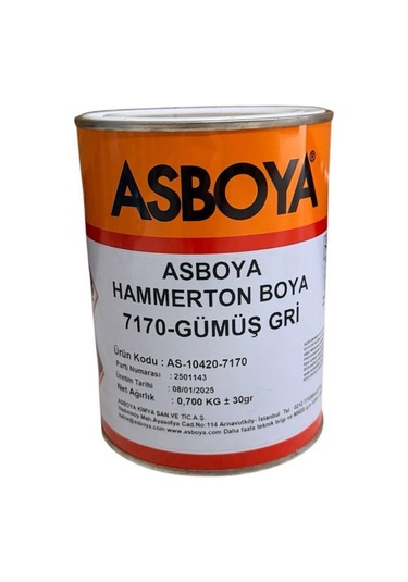 Asboya Hammerton Gümüş Gri 1/1 0.700kg