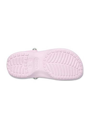 Classic Platform Pearl Clog Pink Milk Pembe