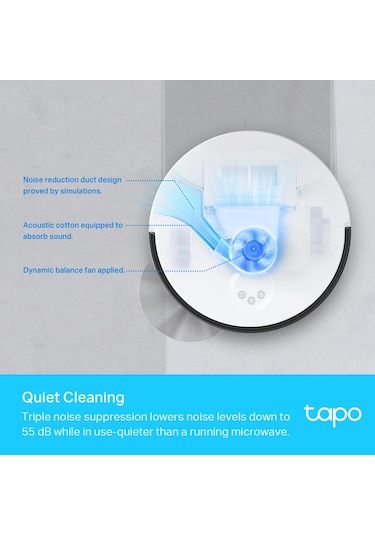 Tp-link Tapo Rv30 Lidar Navigasyonlu Robot Süpürge