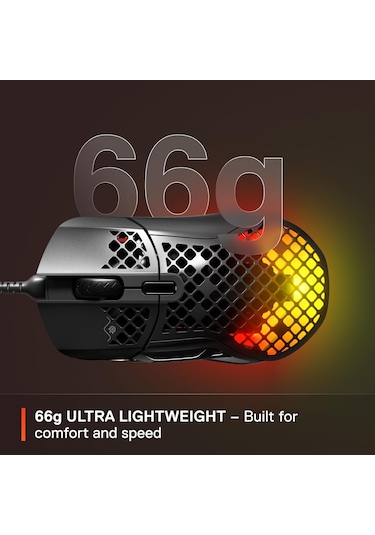 Steelseries Aerox 5 Gaming Mouse 9 Programlanabilir Tuş Ip54 Pc/m