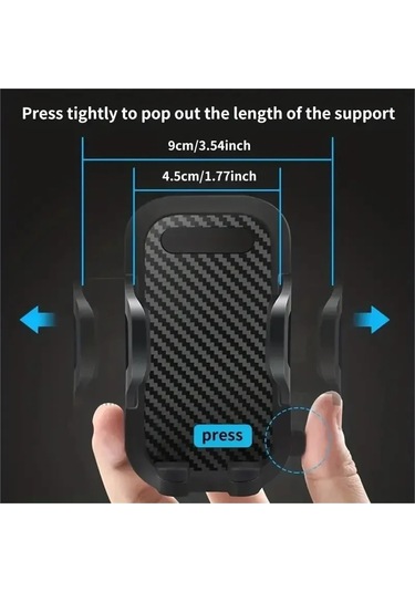 Araba Cep Telefonu Tutucu Çok Fonksiyonlu Araba Döner Gösterge Paneli Vakumlu Araç İçi Navigasyon Desteği,jwcwsq