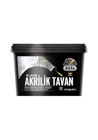 Düfa Akrilik Tavan Boyası Beyaz 3.5 KG