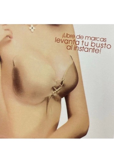 Miss Feliz Bayan Yapışkanlı Kelebek Sütyen Ten