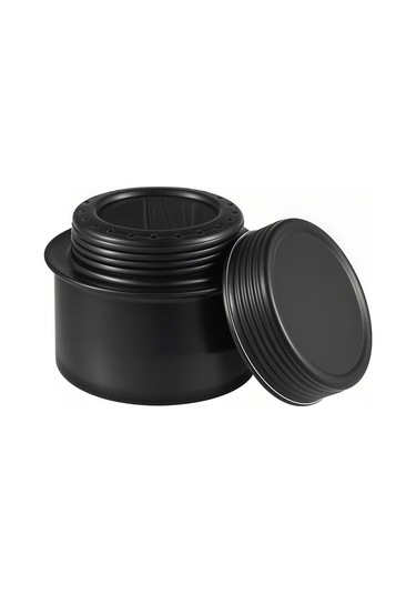 Kosona Kamp Ve Bisiklet Turları İçin Ultra Hafif Alüminyum Alkol Ocağı, Siyah Renk, Çapraz Ayaklı Ve Dayanıklı Siyah