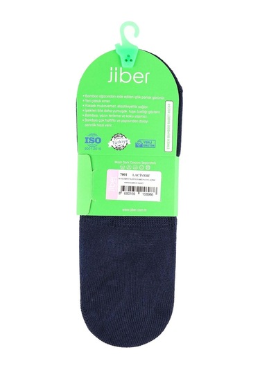 Jiber Erkek Bambu Babet Çorap 7001- 6 Adet Lacivert
