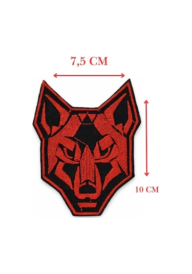 Single Sword Nakış Patch - Kurt Peç Çok Renkli