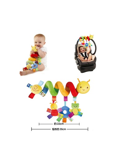 Geekyou Taşınabilir Çocuk Asma Yatağı: Renkli Karikatür Arı Tasarımı Yumuşak Oyuncak H033b, Çocuklar İçin Mükemmel Hediye