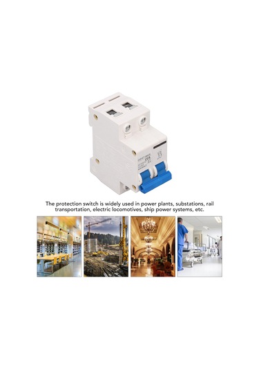 Dianziye 2p Fotovoltaik Dc Kesici, 12-240v, 4ka, 16a, Yüktaşma Ve Kısa Devre Koruması, Abs Kasalı, Güçsüzleri İçin Kullanım