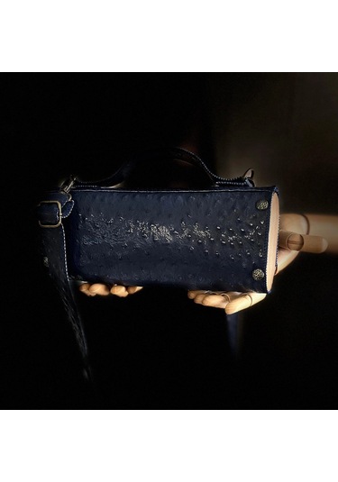 Hakiki Deri, El Yapımı Bayan Çanta, Bayan Cüzdan Larissa V25 Lacivert