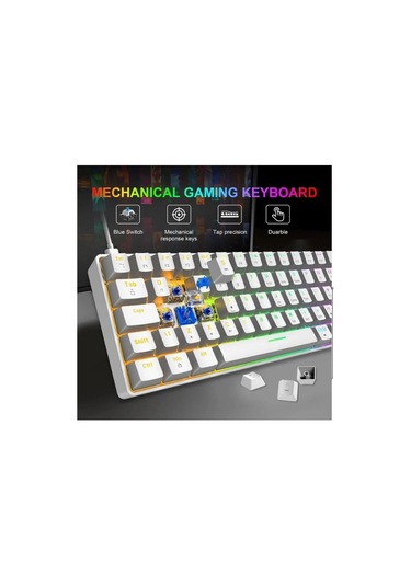 Atasoft T60 Mekanik Blue Switch Kablolu Oyuncu Klavye