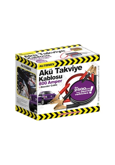 Automix Takviye Kablosu 800 Amp  Kutulu