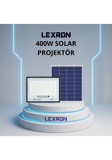 Lexron 400w Solar Projektör