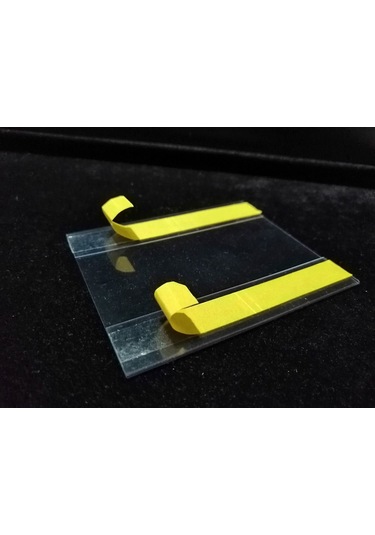 50 Adet C Tipi 8x10 Cm Depo Ürün Etiketliği Şeffaf Yapışkanlı