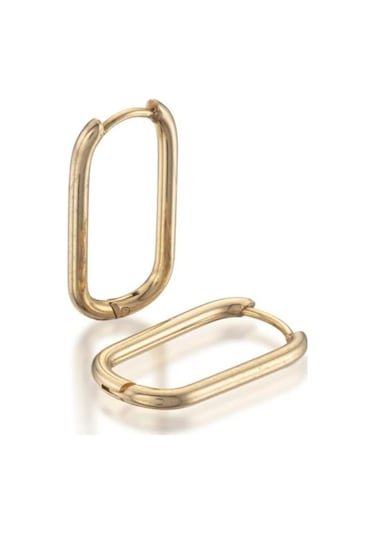 Heppii Orta Boy Oval Halka Küpe