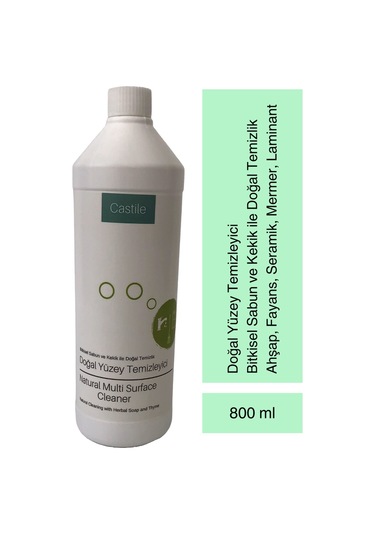 Castile Doğal Yüzey Temizleyici 800 ML