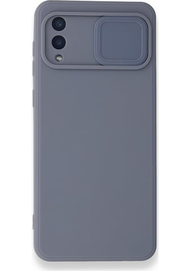 Nettech Samsung Galaxy A02 Uyumlu Kızaklı Kamera Korumalı Arka Koruma Kılıf - Lila Lila