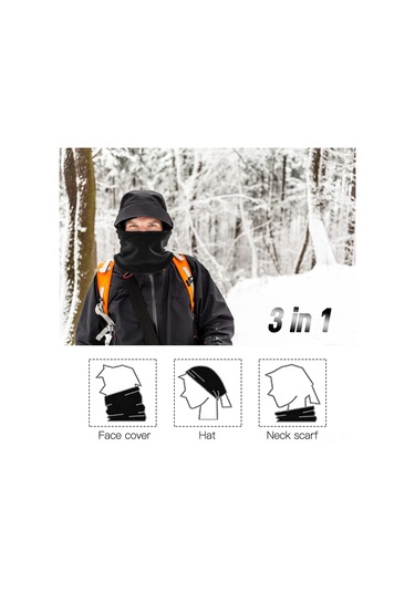 Wezone Kışın Sıcak Tutan Polar Boyunluk - Kırmızı, Bisiklet, Kayak Ve Diğer Açık Hava Aktiviteleri İçin Kırmızı