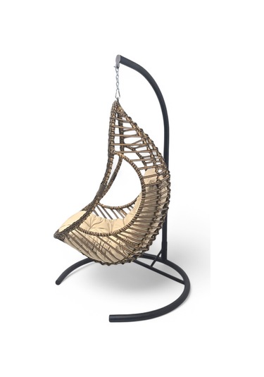 Wellagarden Haliç Rattan Salıncak Kahve