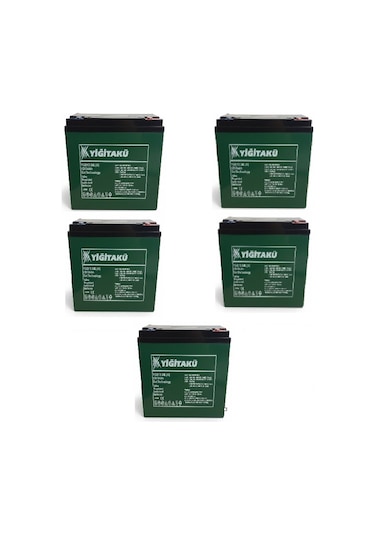 Yiğit 12v 24 Ah Jel Motorsiklet Akü 5'li Set