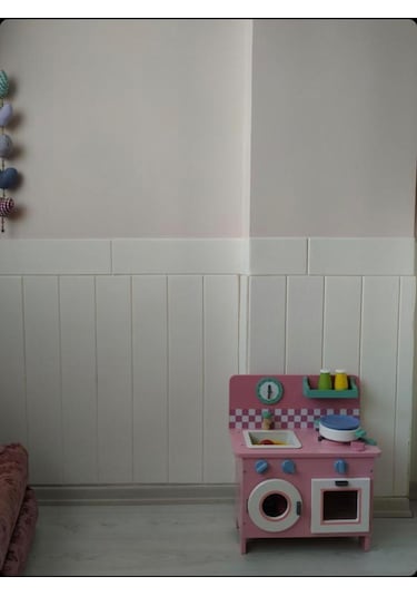 3d Lambiri Tahta Model 70x500cm Kendinden Yapışkanlı Duvar Kağıdı Esnek Köpük Panel Nw43 70x500cm