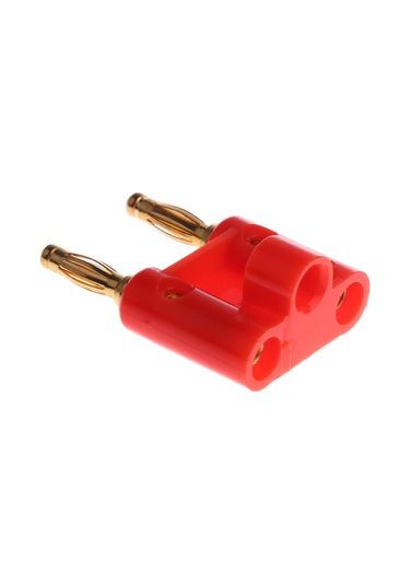 Homyl Çift Muz Fiş Altın Kaplama Vidalı Tip Ses Konuşma Tel