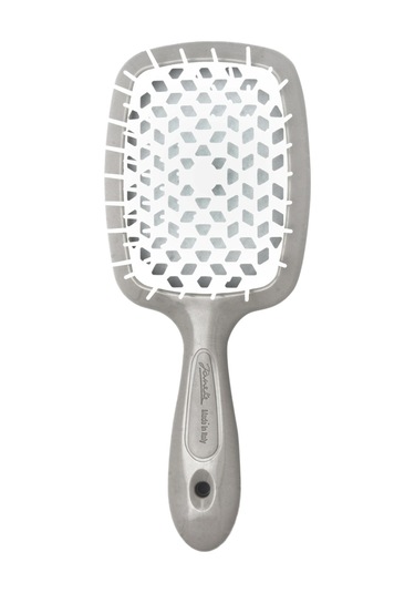 Janeke Superbrush Gri Beyaz Saç Fırçası