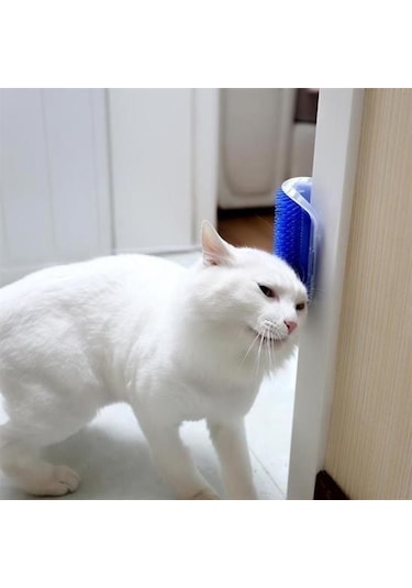 Buffer Pratik Kedi Tüyü Kaşıma Ve Tarama Aparatı Duvara Monte Kaşıma Aleti Çok Renkli