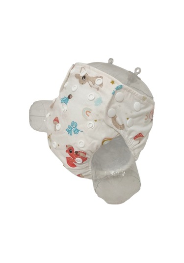 Bezhane Baby Ybb Yıkanabilir Bebek Bezi Cepli Sincap Desen 3kg-12kg Standart