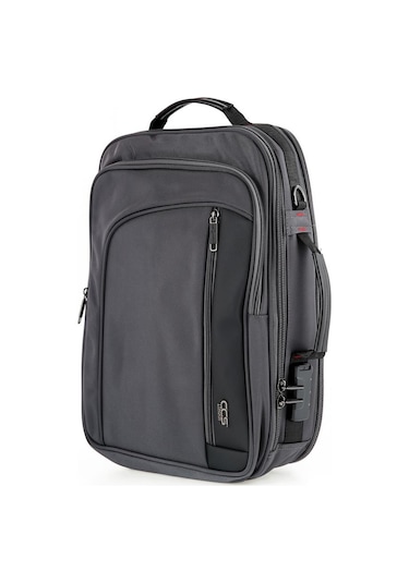 Ççs 51268 Usb Giriş 15.6 İnc Laptop Sırt Çantası-gri Gri