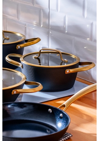 Ultimate Pro 7 Parça Tencere Seti - Siyah