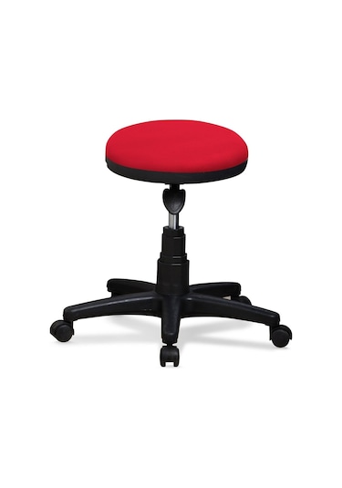 Bar Sandalyesi Sırtlı Beratta Model Kırmızı