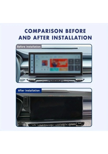 Honeybeeshop Tesla Model 3 2017 2022 Araç Telefon Tutucu Ekran Tabanlı Sabit Anti Sarsıntı Navigasyon Braketi