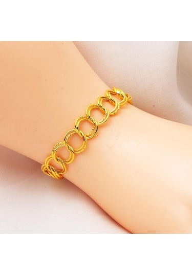 Samanyolu 14 Ayar Altın Bileklik BLSCS14K20991 Sarı Altın
